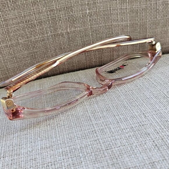 Marchon Men Glasses/Eyeglasses Frame READER Smoke Brown Frame France - Picture 7 of 12